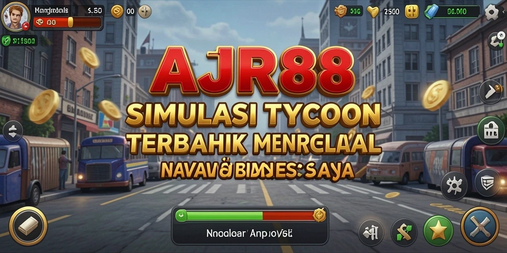 Tampilan gameplay <strong>AJR88</strong> yang menarik dan interaktif dalam mengelola bisnis Tycoon.