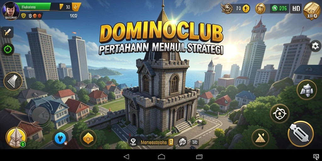 Tangkapan layar gameplay menara pertahanan yang intens dan strategis.