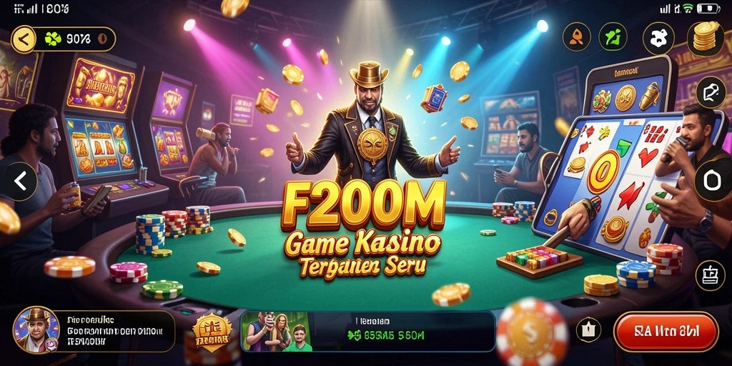 Tampilan gameplay menarik dari F200M yang seru.