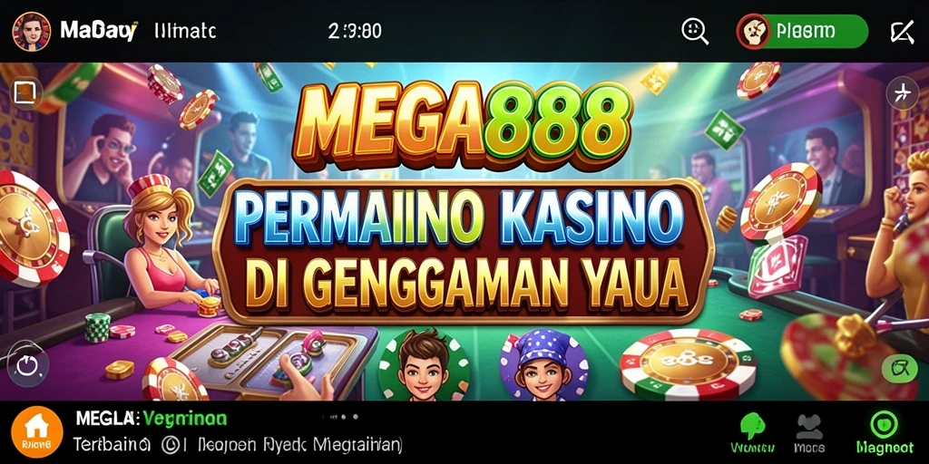 Tampilan gameplay MEGA888 yang menarik dan interaktif.