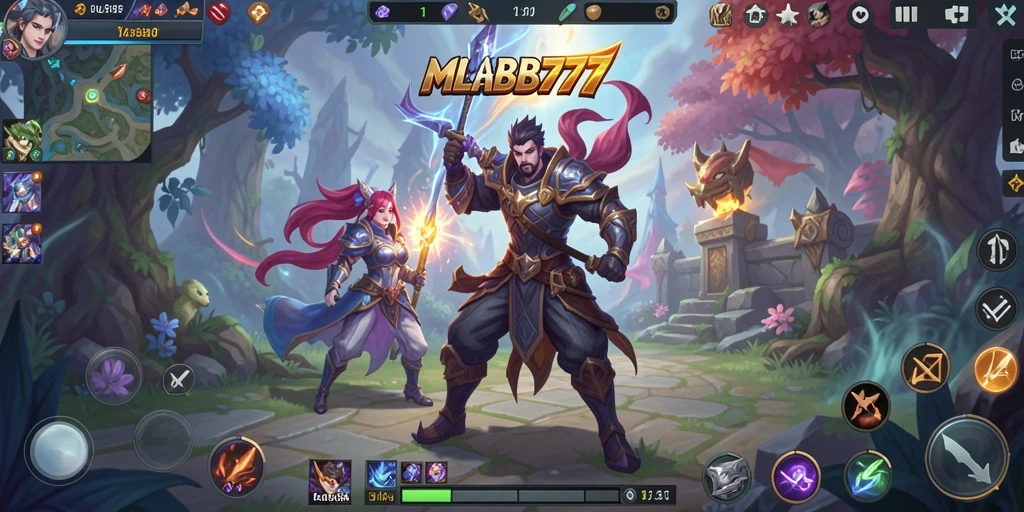 Tangkapan layar gameplay seru dari MLBB777 di dunia petualangan.
