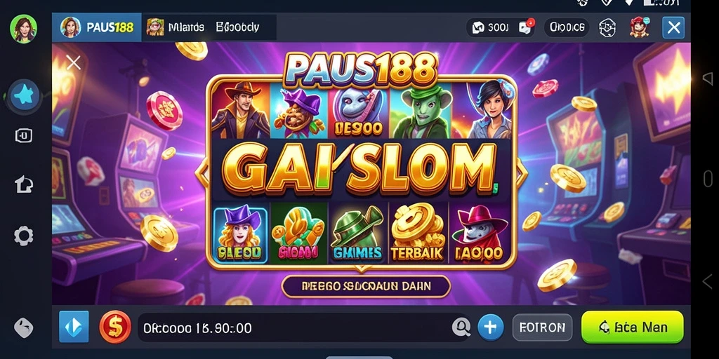 Gambaran menarik dari gameplay Slot PAUS188 yang menghibur.