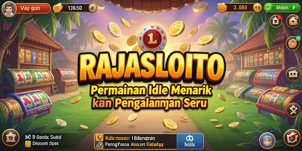 Tampilan gameplay RAJASLOTO yang intuitif dan menarik.