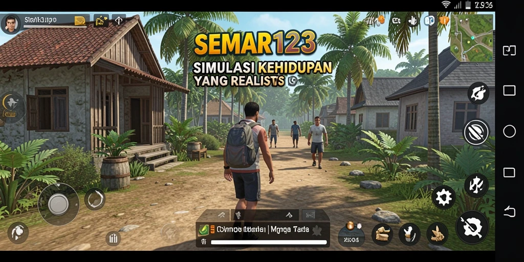 Tampilan gameplay yang realistis dan interaktif dari SEMAR123.