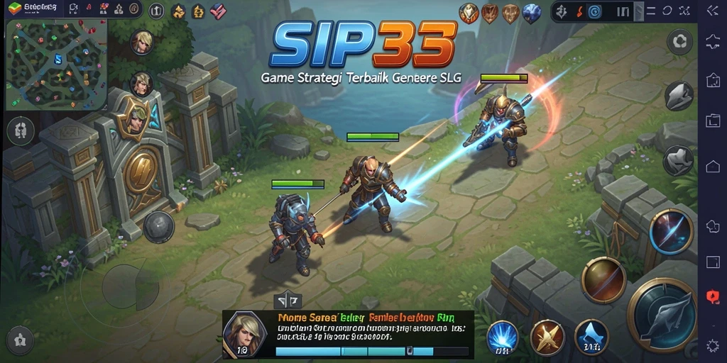 Screenshot gameplay SIP33 menampilkan strategi seru dalam membangun kerajaan.