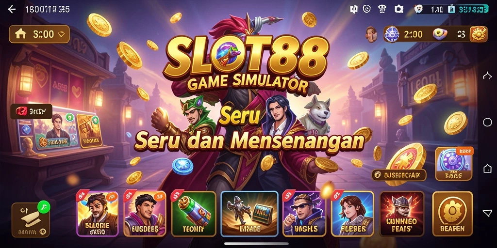 Tampilan menarik dan gameplay seru dalam SLOT88.