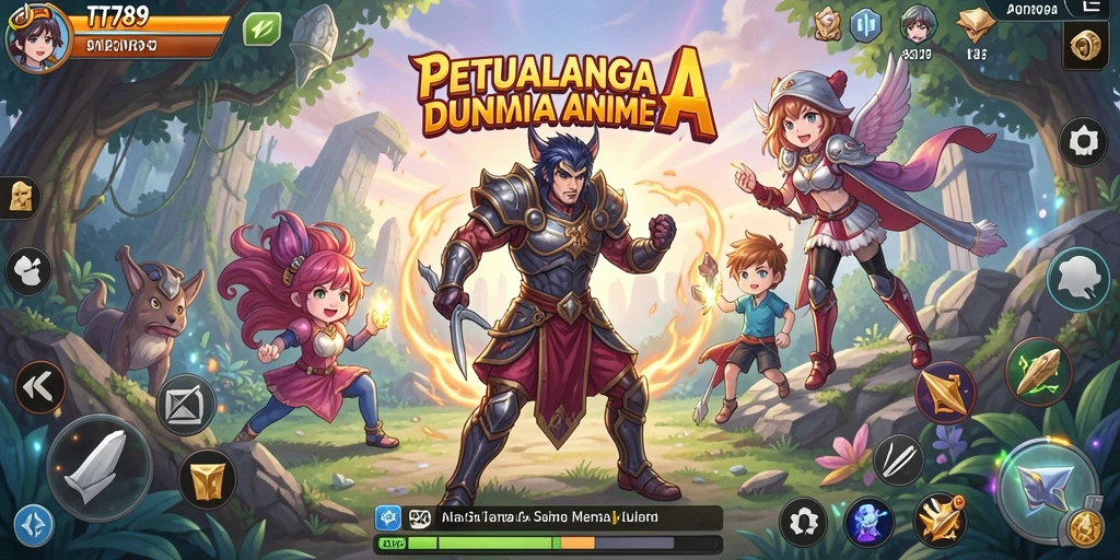 Pemandangan menakjubkan dalam TT789 saat bertarung dengan karakter anime.