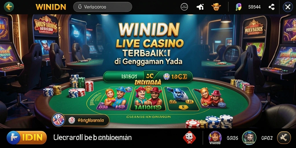 Tampilan gameplay LIVE di WINIDN yang mengasyikkan.